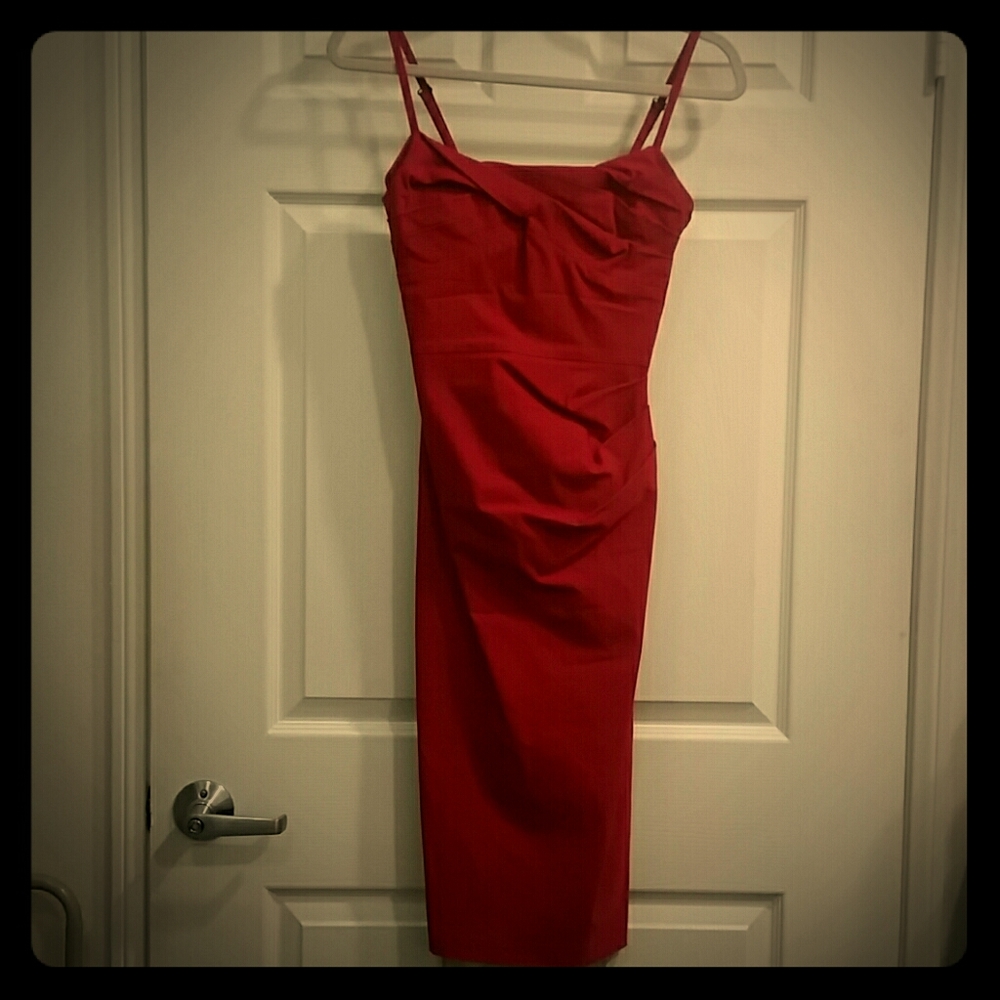 Stop Staring Red Million Dollar baby dress